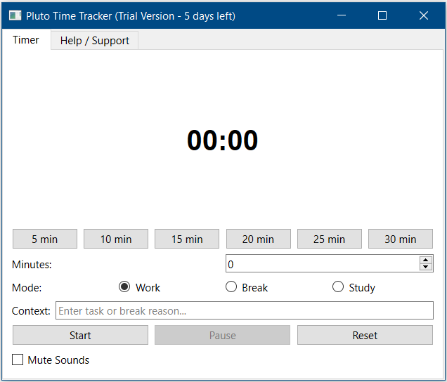 DEHB Pluto Time Tracker - Windows için zamanı yönetmek için DEHB uygulaması medya 2