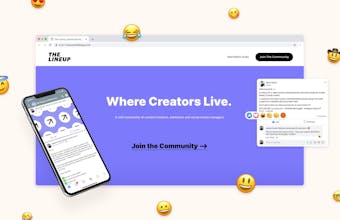 The Lineup | Community for Creators gallery image