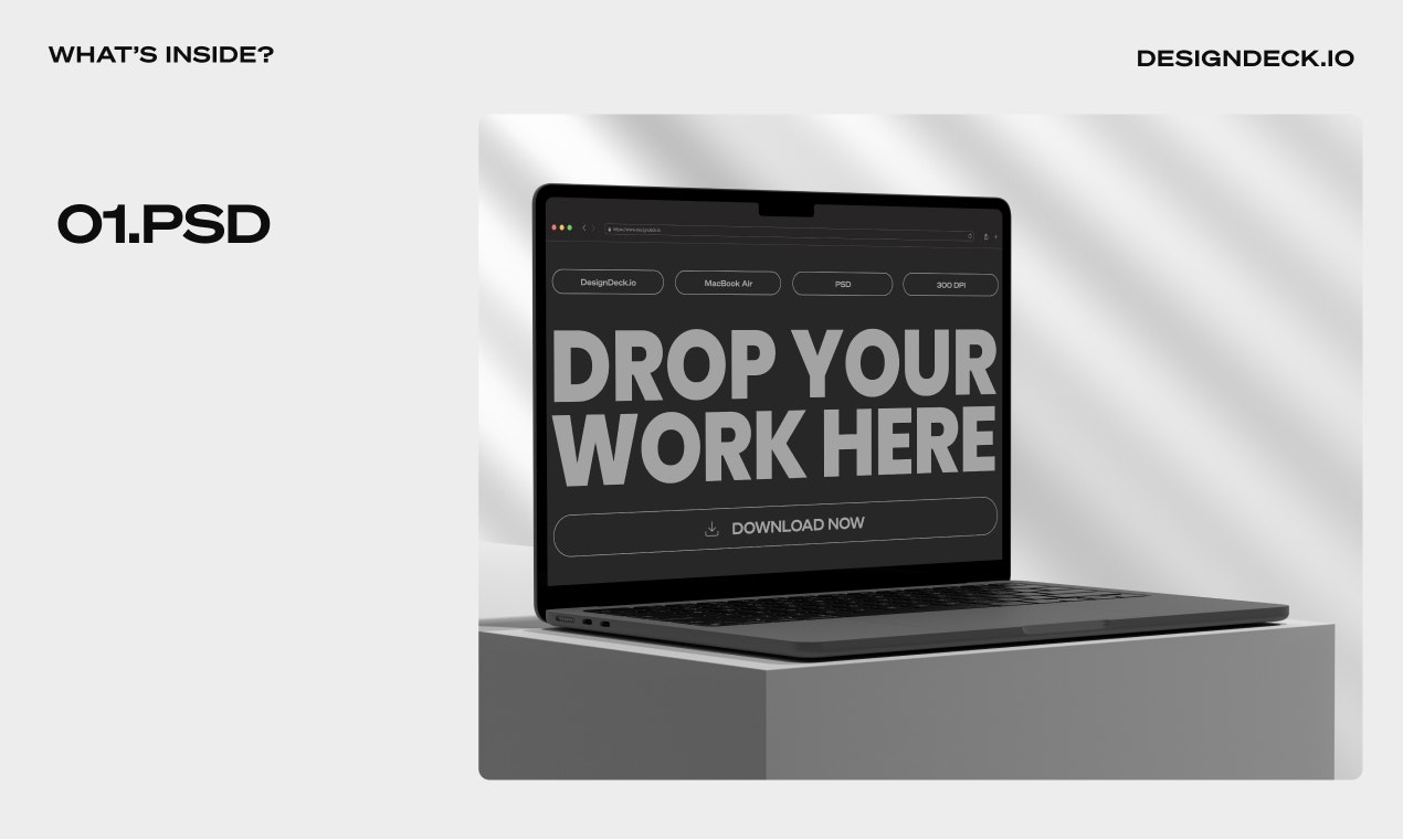 Vol 1 - Macbook Air Mockups media 10