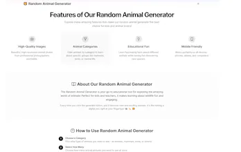 Random Animal Generator gallery image