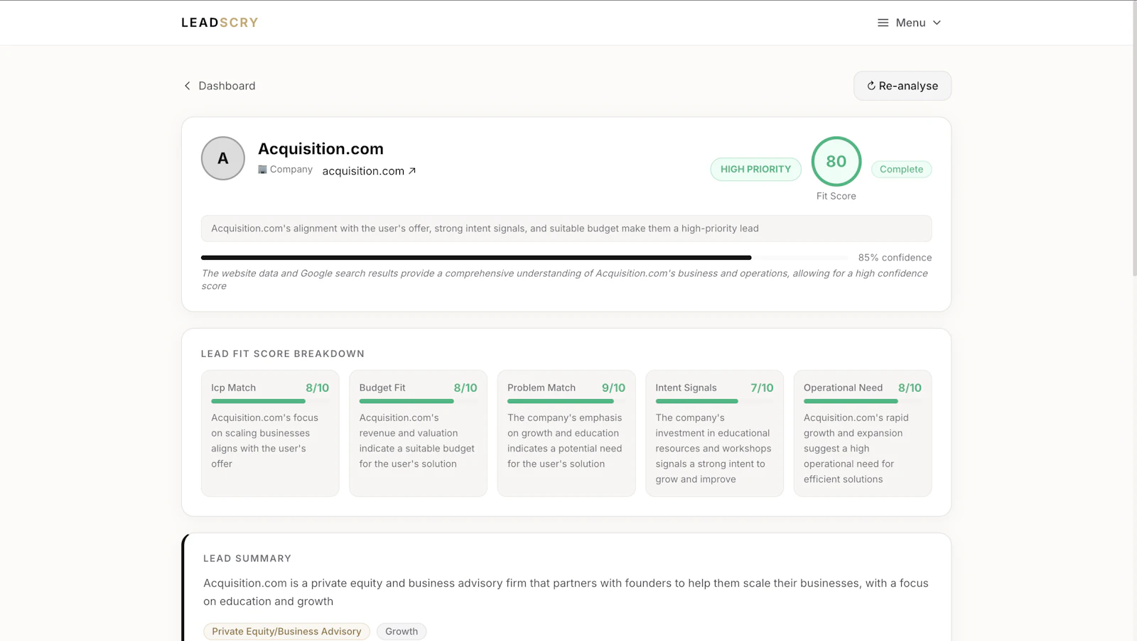 LeadScry screenshot 10