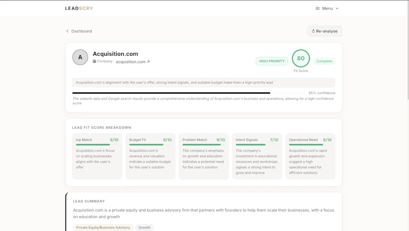 LeadScry screenshot 10