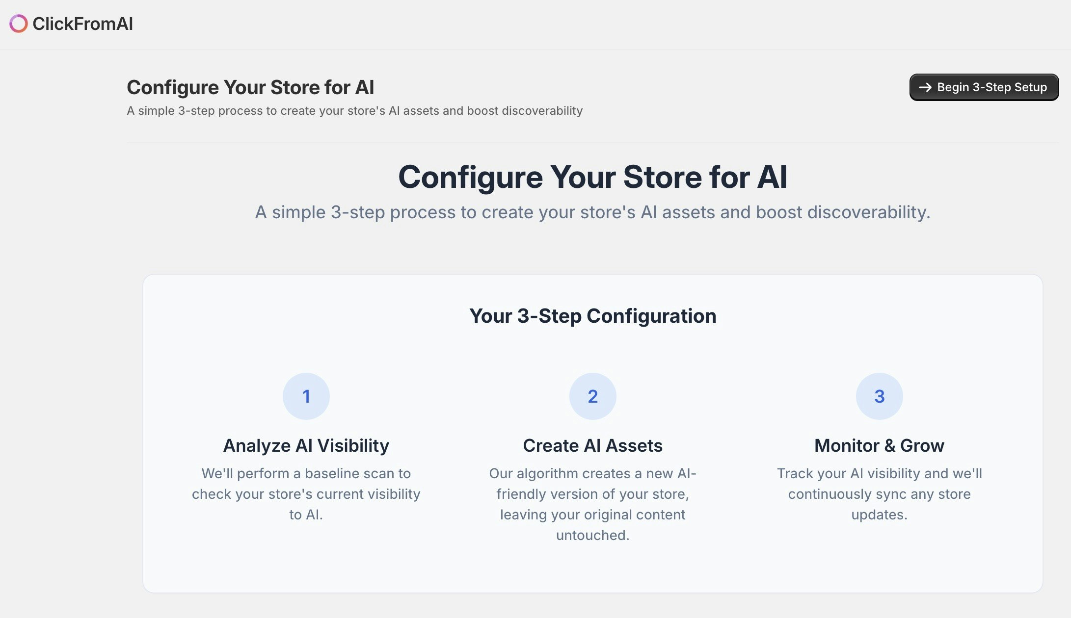 Su optimizador de visibilidad de IA para Shopify - Haga que su tienda sea visible para los compradores de chatgpt, gemini y ai media 4