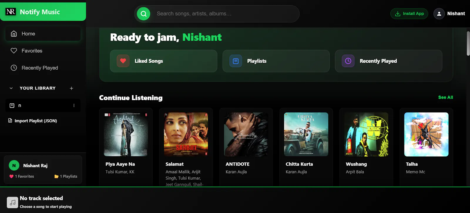 Notify Music screenshot 2