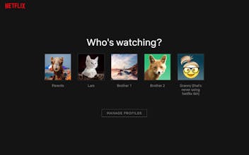 Custom profile picture for Netflix™ gallery image