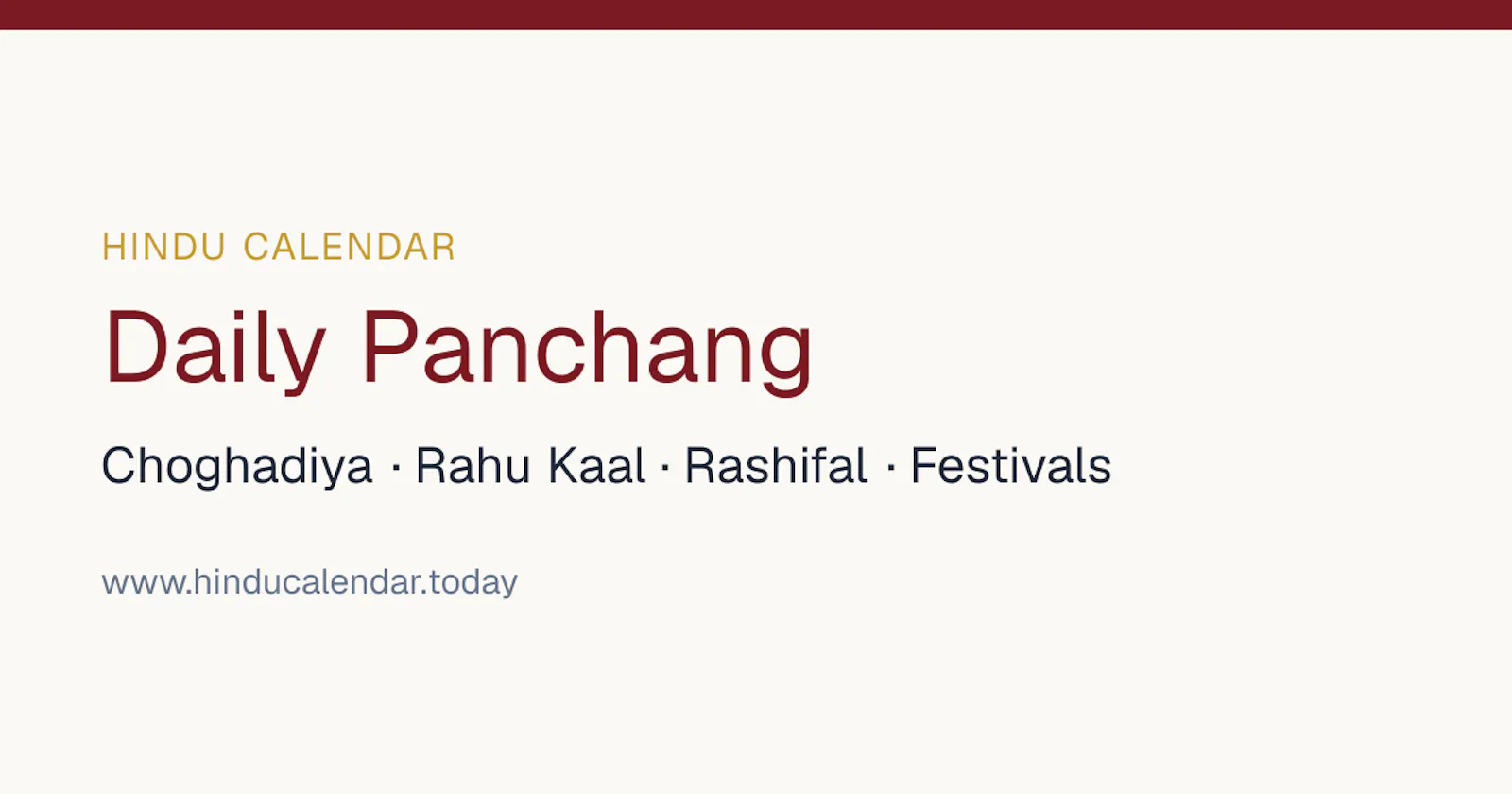 Hindu Calendar - Panchang screenshot 2