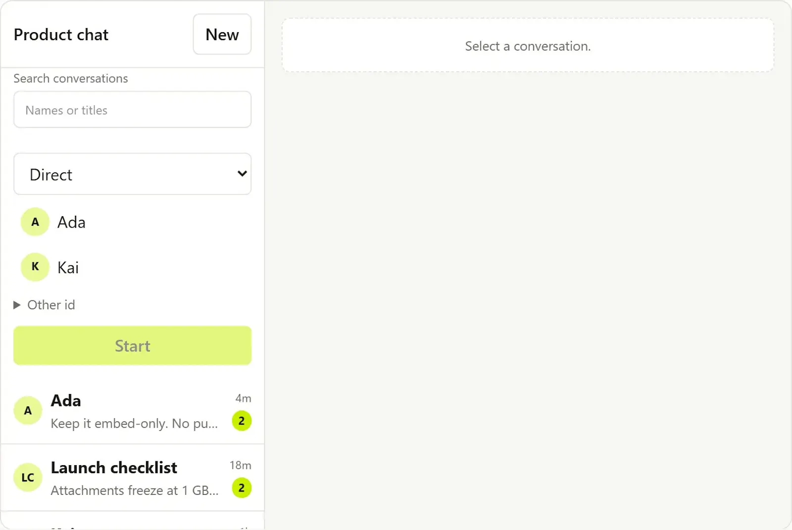 Bootstrapware Chat screenshot 2
