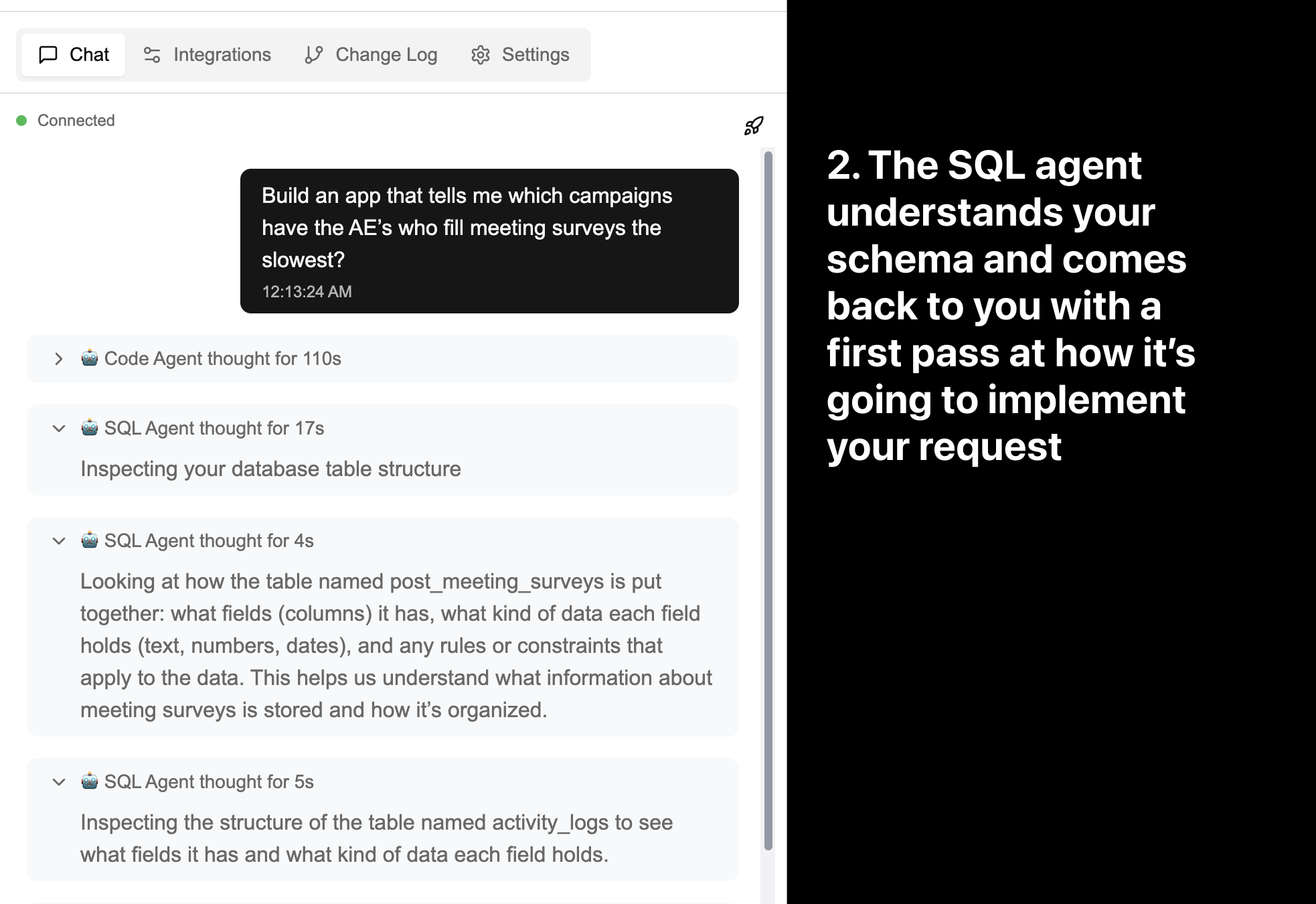 Zerodot - Crea app sul tuo DB Postgres tramite chat media 3