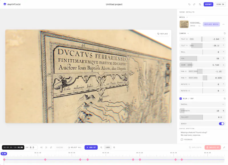 Depthfield screenshot 1