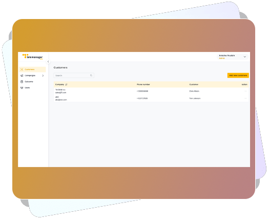 وسائط Telemanager CRM - CRM لشركات التسويق عبر الهاتف 1