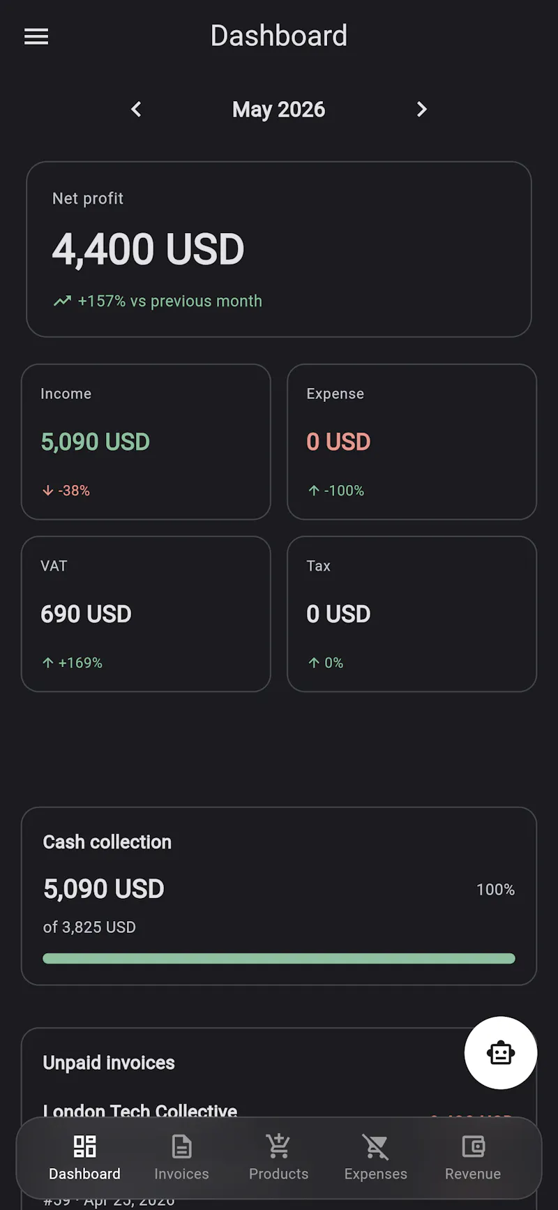 Mini Accountant screenshot 1