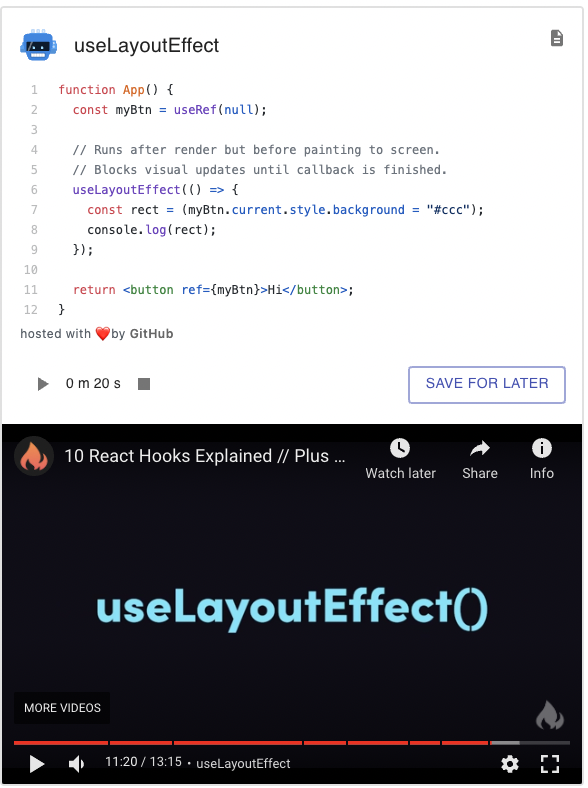 React Hooks in the #shorts gallery image