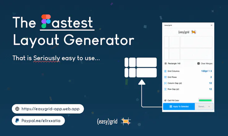 (Easy)Grid Layout Creator For Figma gallery image