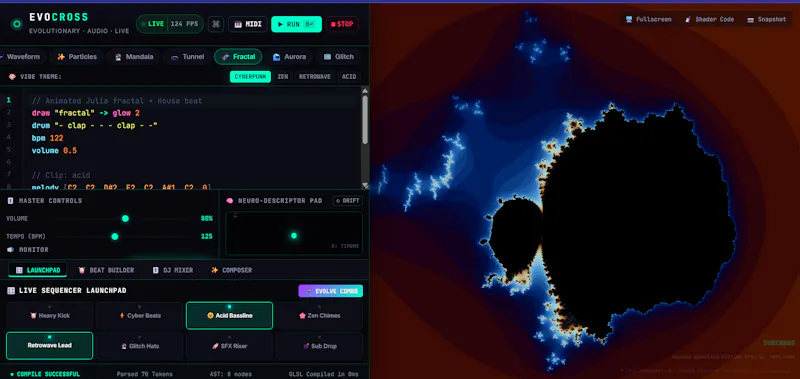 EvoCrosS screenshot 1