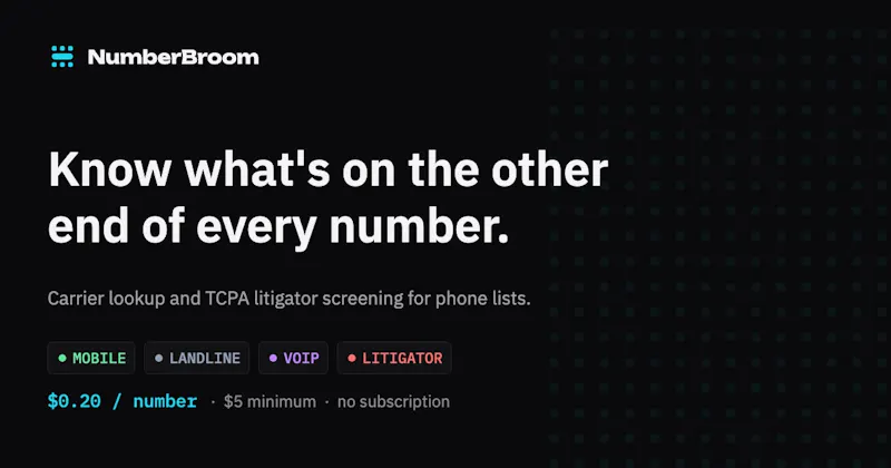 NumberBroom screenshot 1