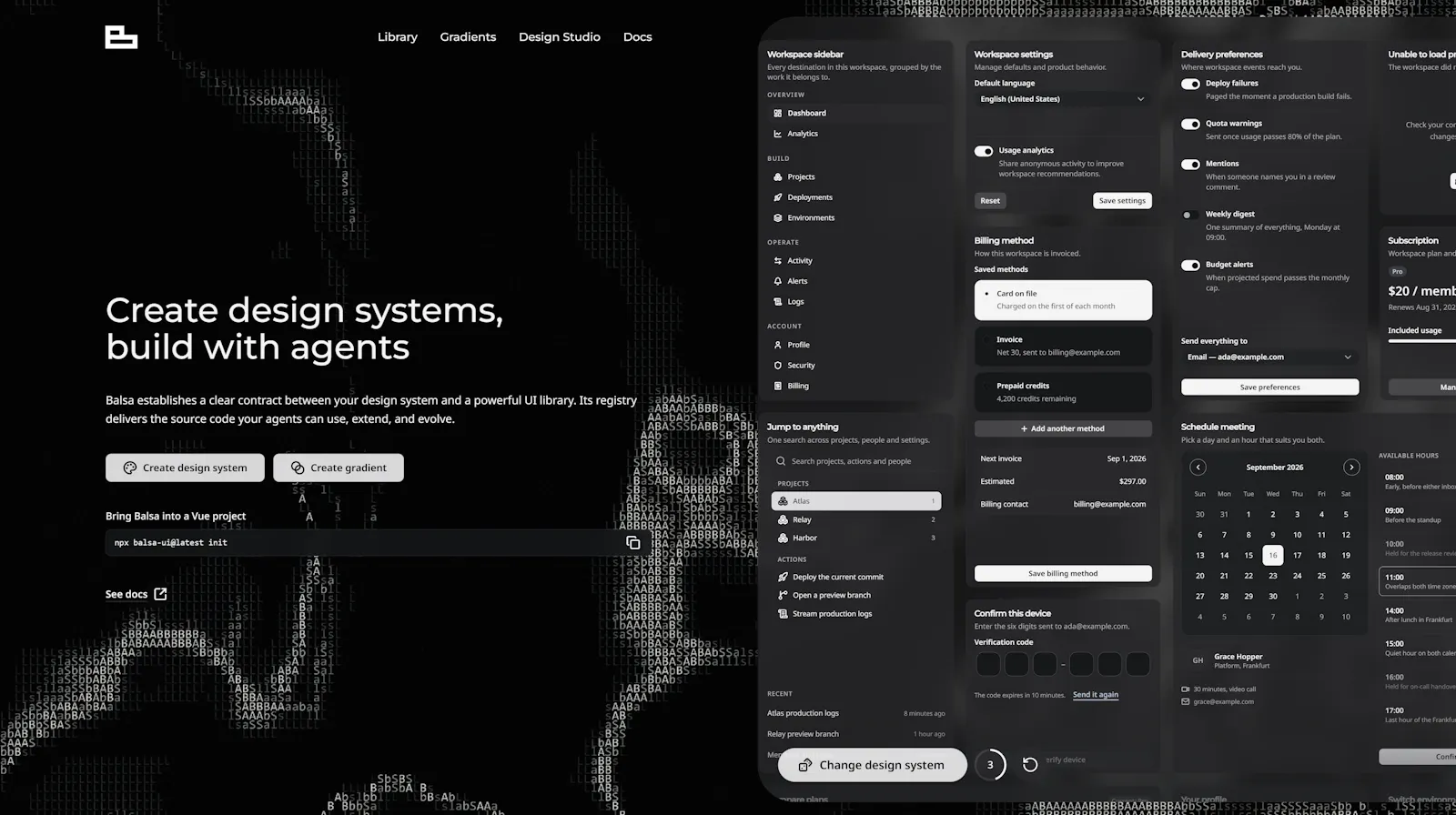 Balsa UI screenshot 6