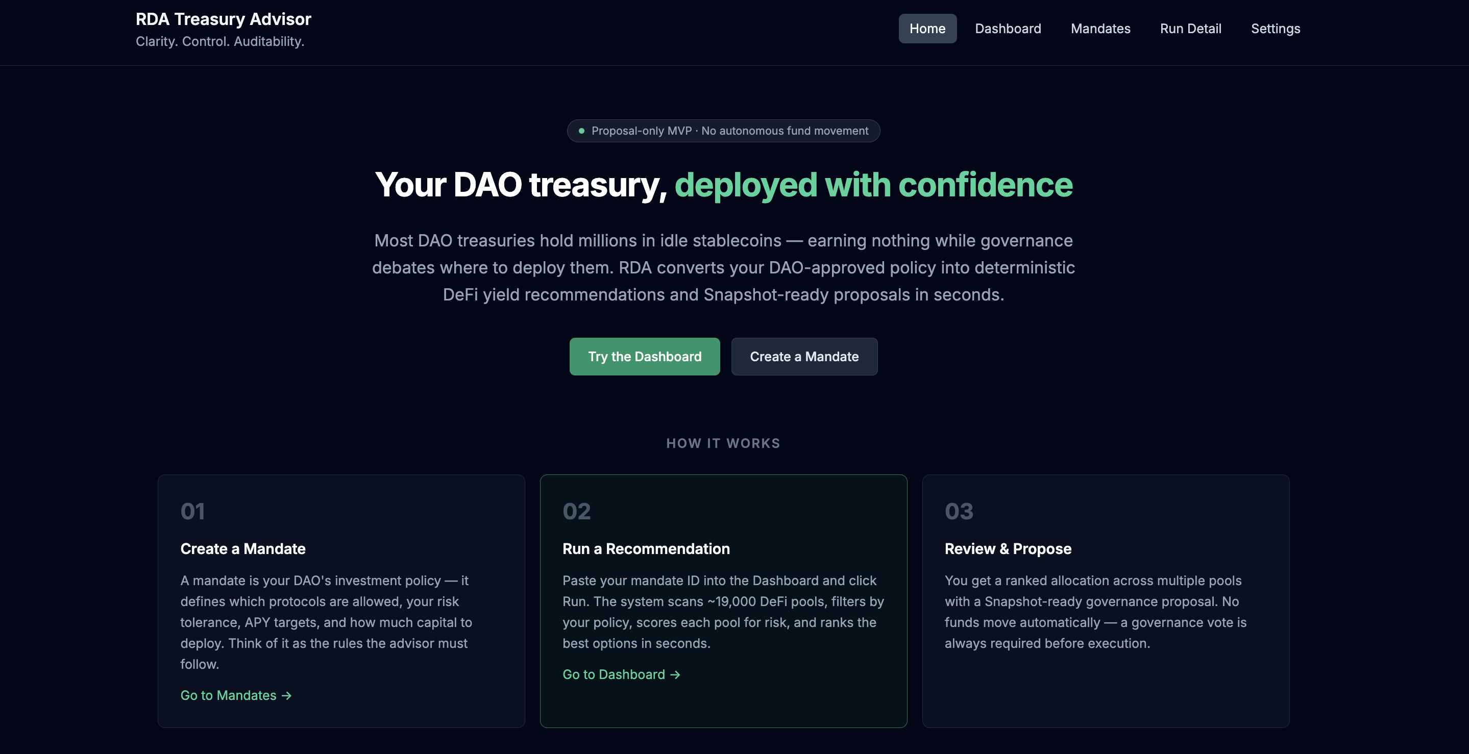 RDA — Robo DeFi Advisor gallery image