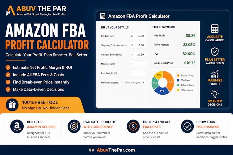Abuv The Par Amazon FBA Profit Checker screenshot 2