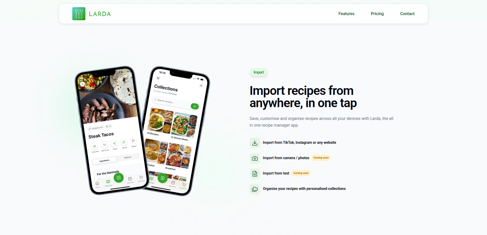 Larda - Screenshot 2 showing product features and functionality