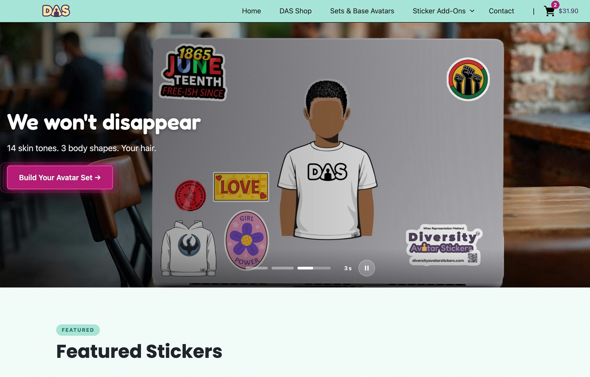Diversity Avatar Stickers gallery image