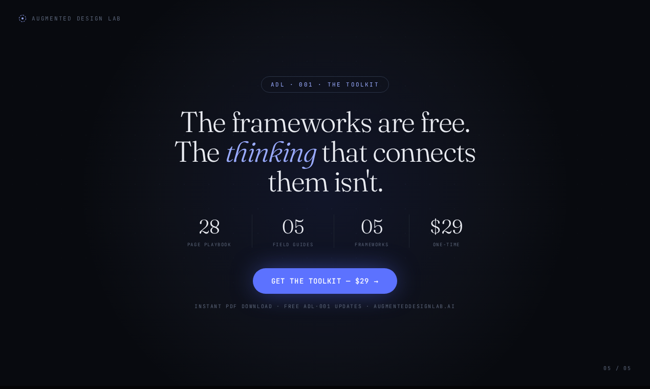 The AI-Augmented Designer Toolkit gallery image