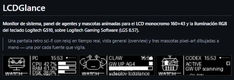 LCDGlance screenshot 1