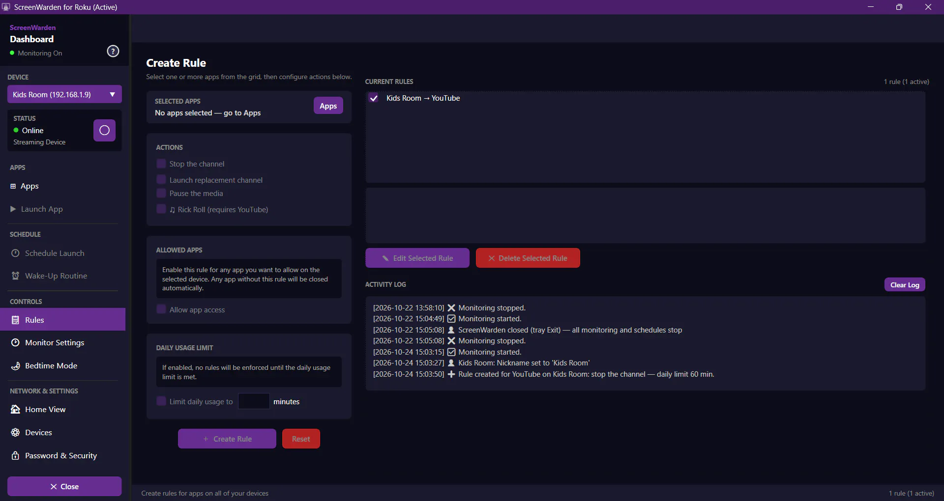 ScreenWarden for Roku gallery image