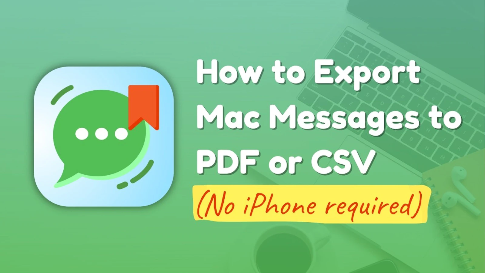 Messages Export Pro screenshot 1 (video preview)