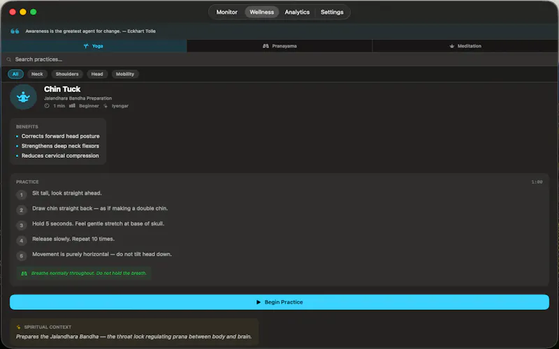 PostureLens AI screenshot 2