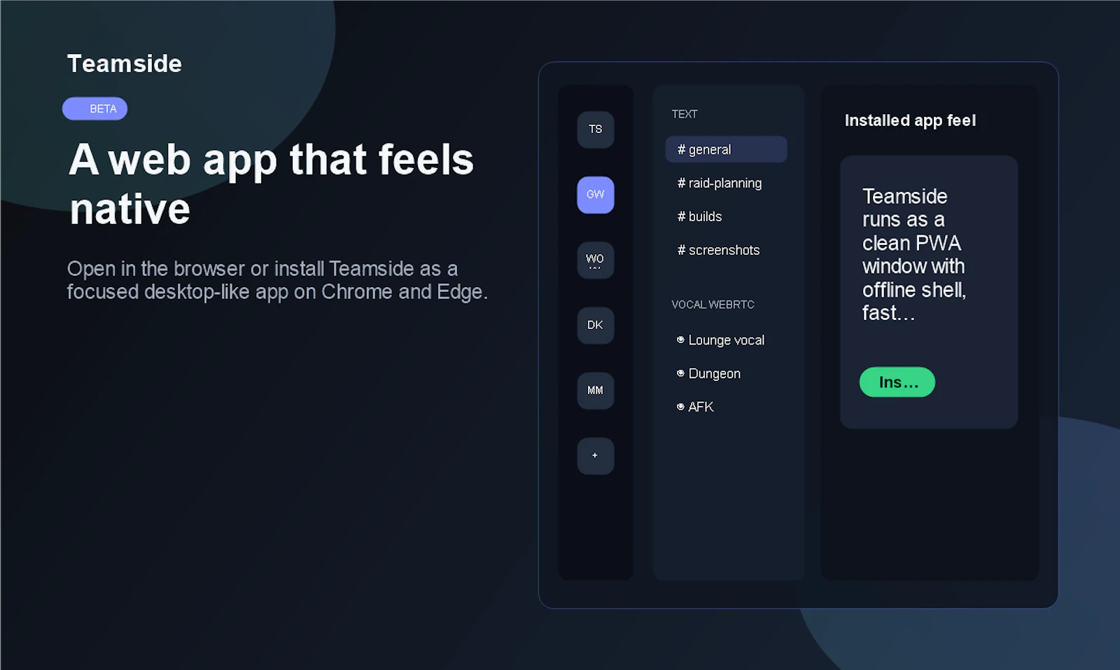 Teamside screenshot 2