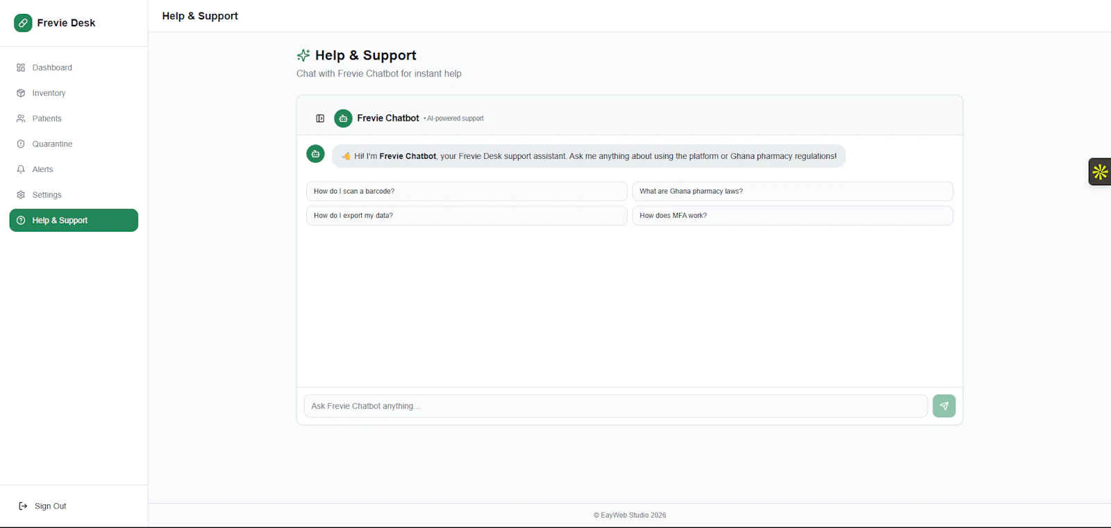 Frevie Desk screenshot 6
