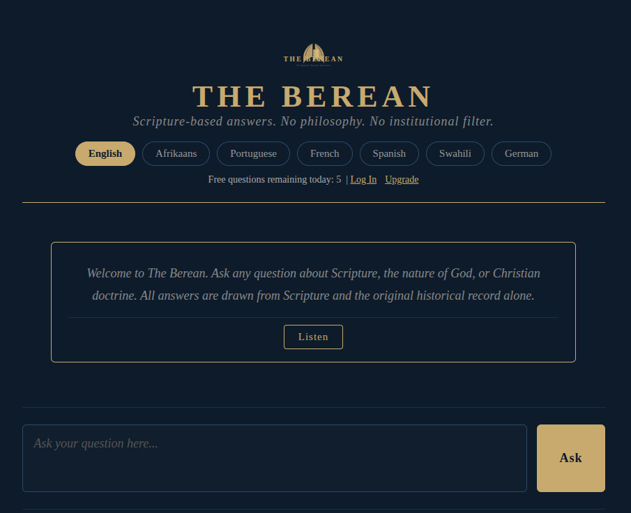 The Berean gallery image