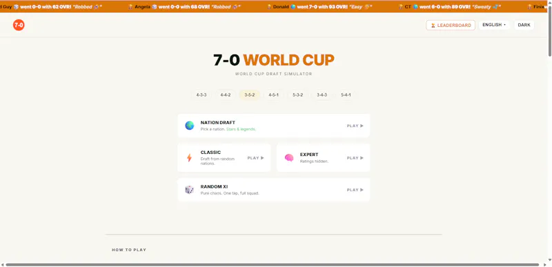7-0 World Cup screenshot 2