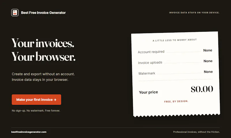 Best Free Invoice Generator screenshot 5