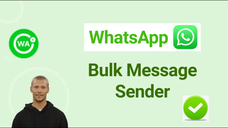 WA Bulk Message Sender screenshot 1 (video preview)