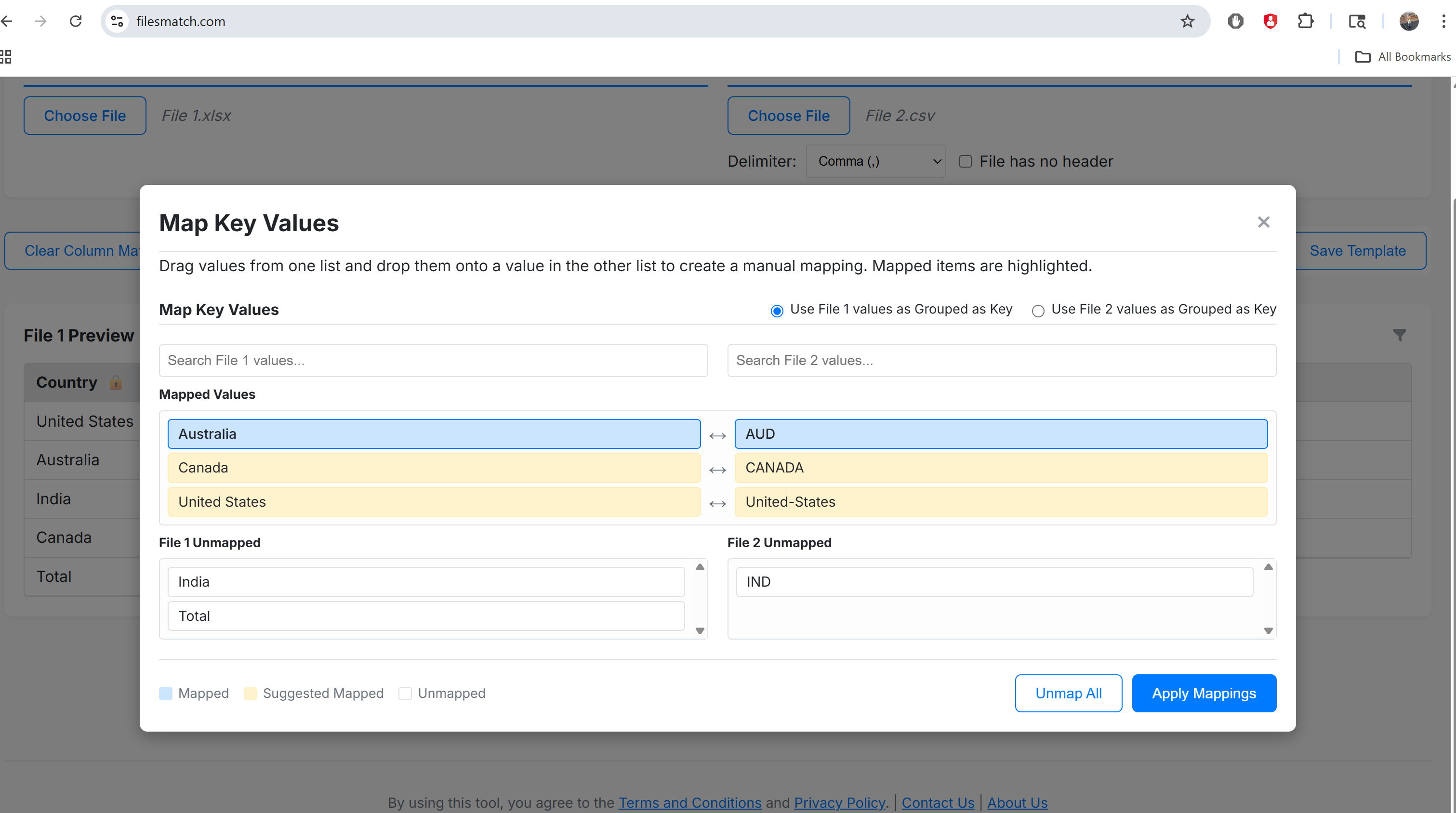 Files Matching and Comparison Tool gallery image