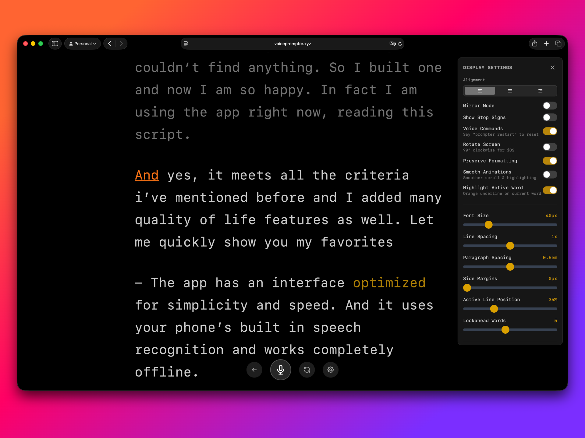 VoicePrompter gallery image