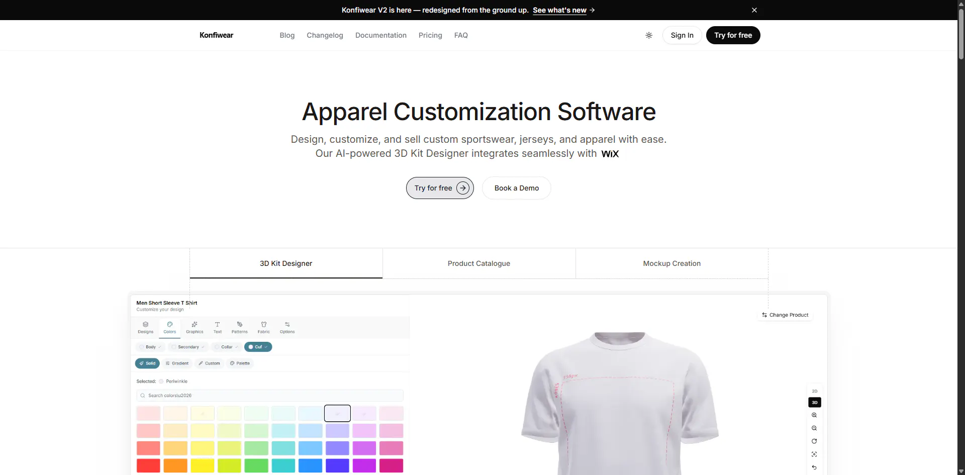 Konfiwear v2.0 제품 배너