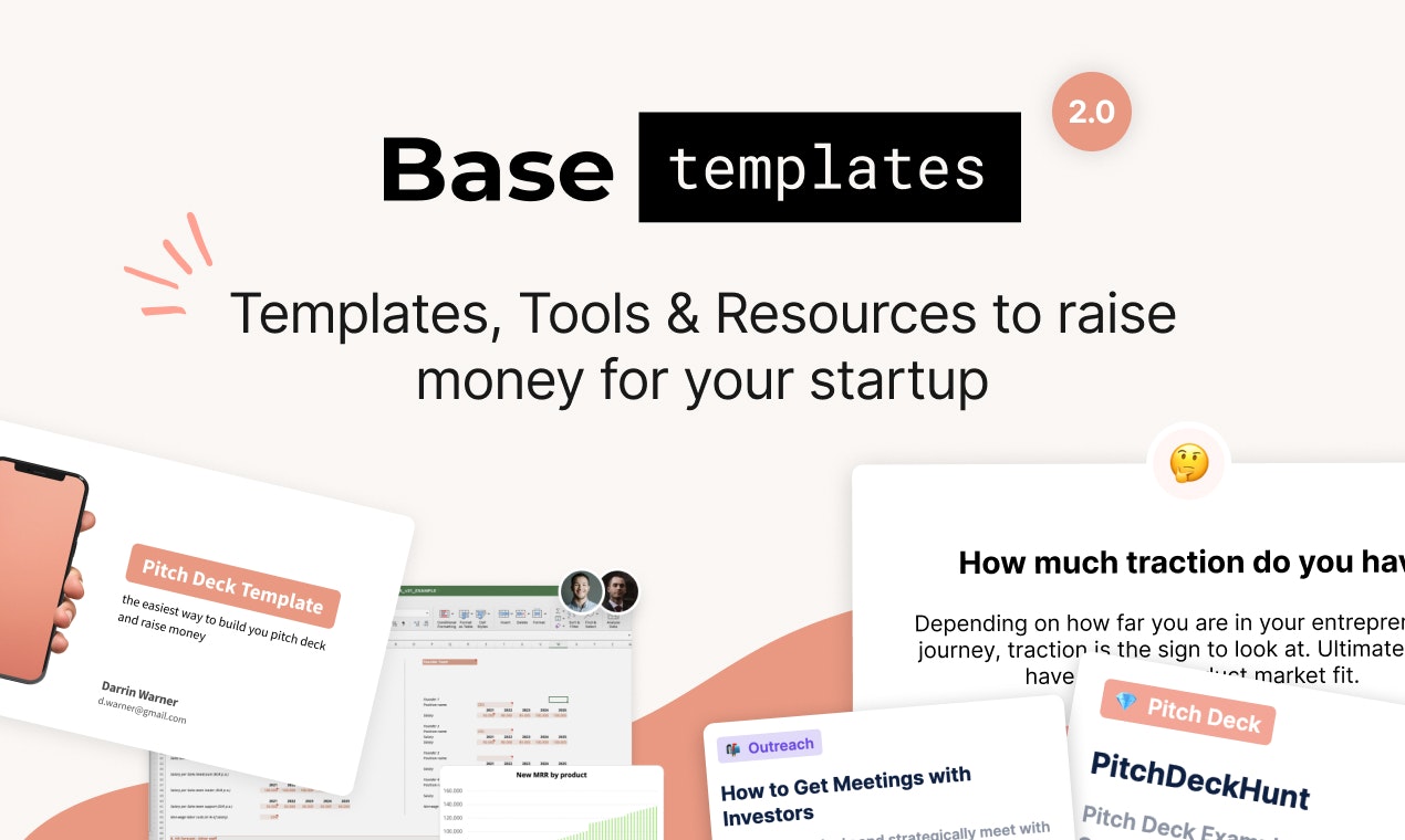 Pitch Deck Template v.3 by BaseTemplates Image