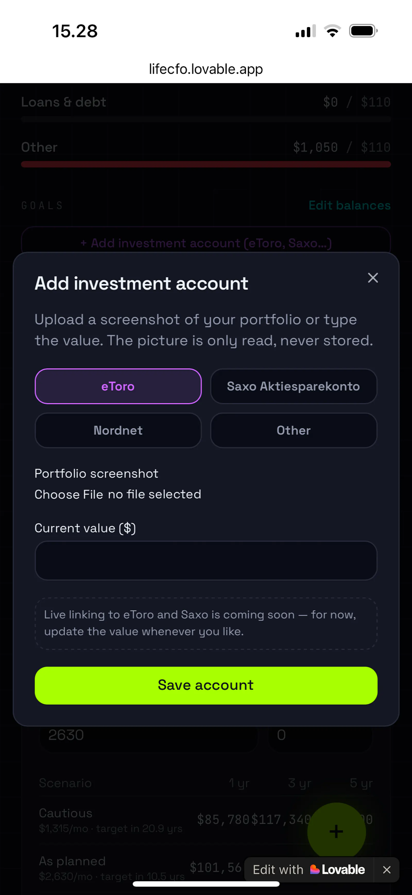 Life CFO screenshot 8