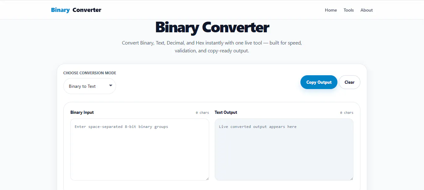 Binary Converter gallery image