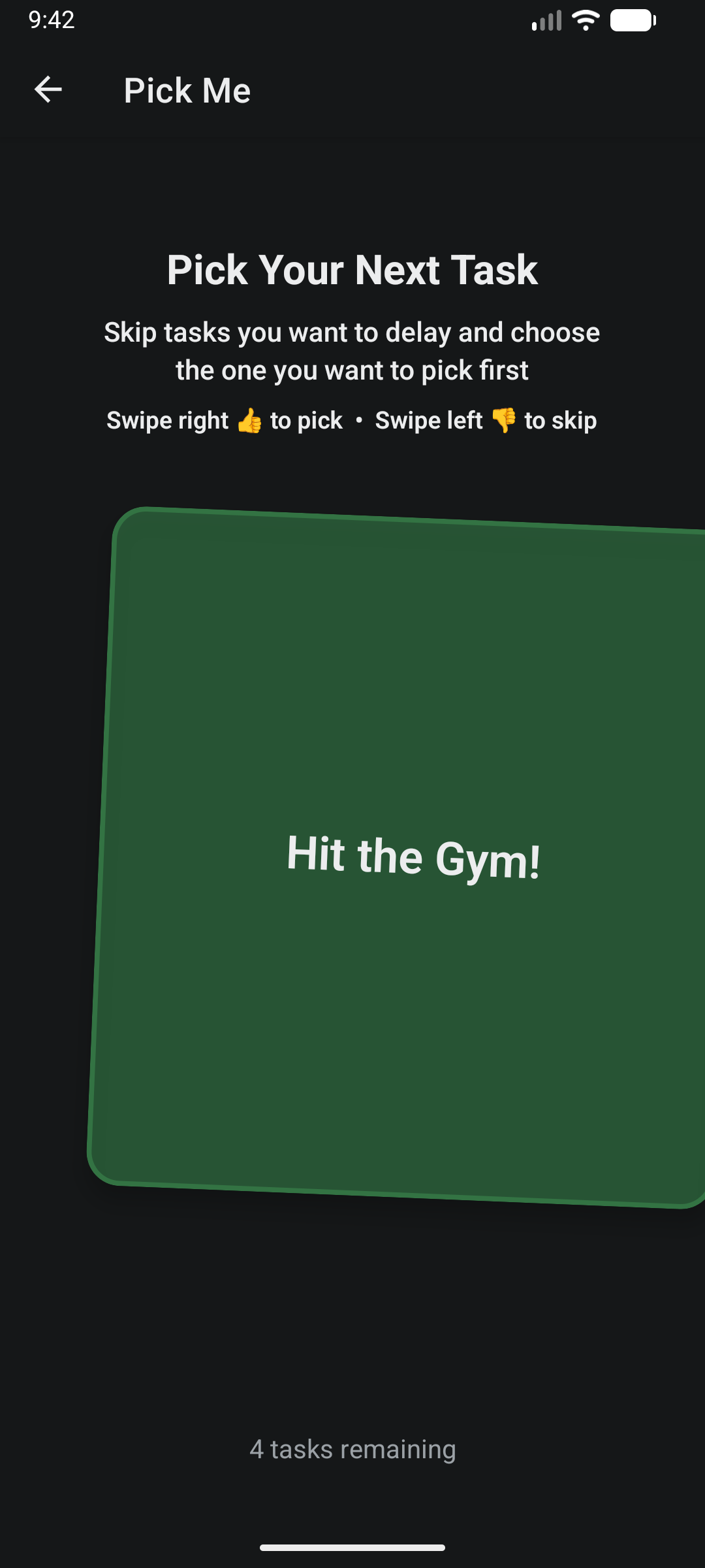 Dodo - TODO Mobile App - Screenshot 4 showing product features and functionality