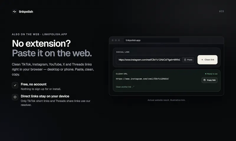 Linkpolish screenshot 6