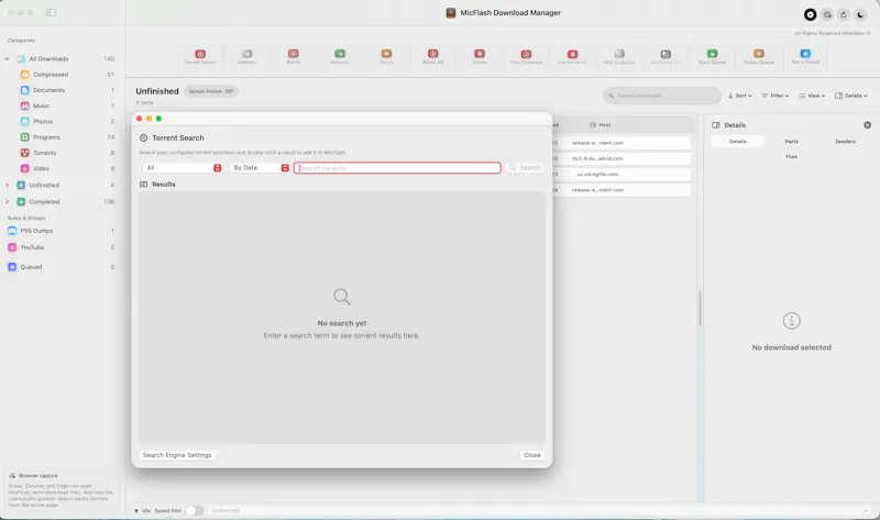 MicFlash Download Manager screenshot 6