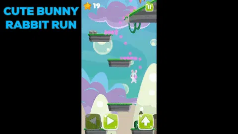 Cute Bunny Rabbit Run