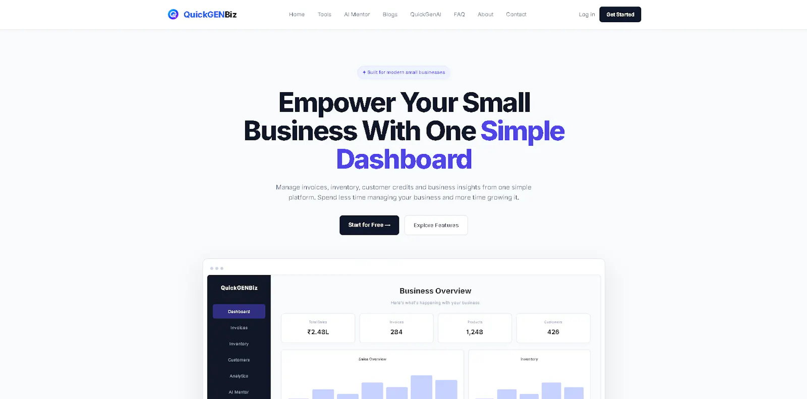 QuickGENBiz screenshot 2