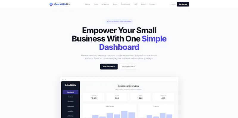 QuickGENBiz screenshot 2