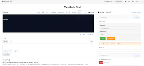 Web Serial Tools gallery image
