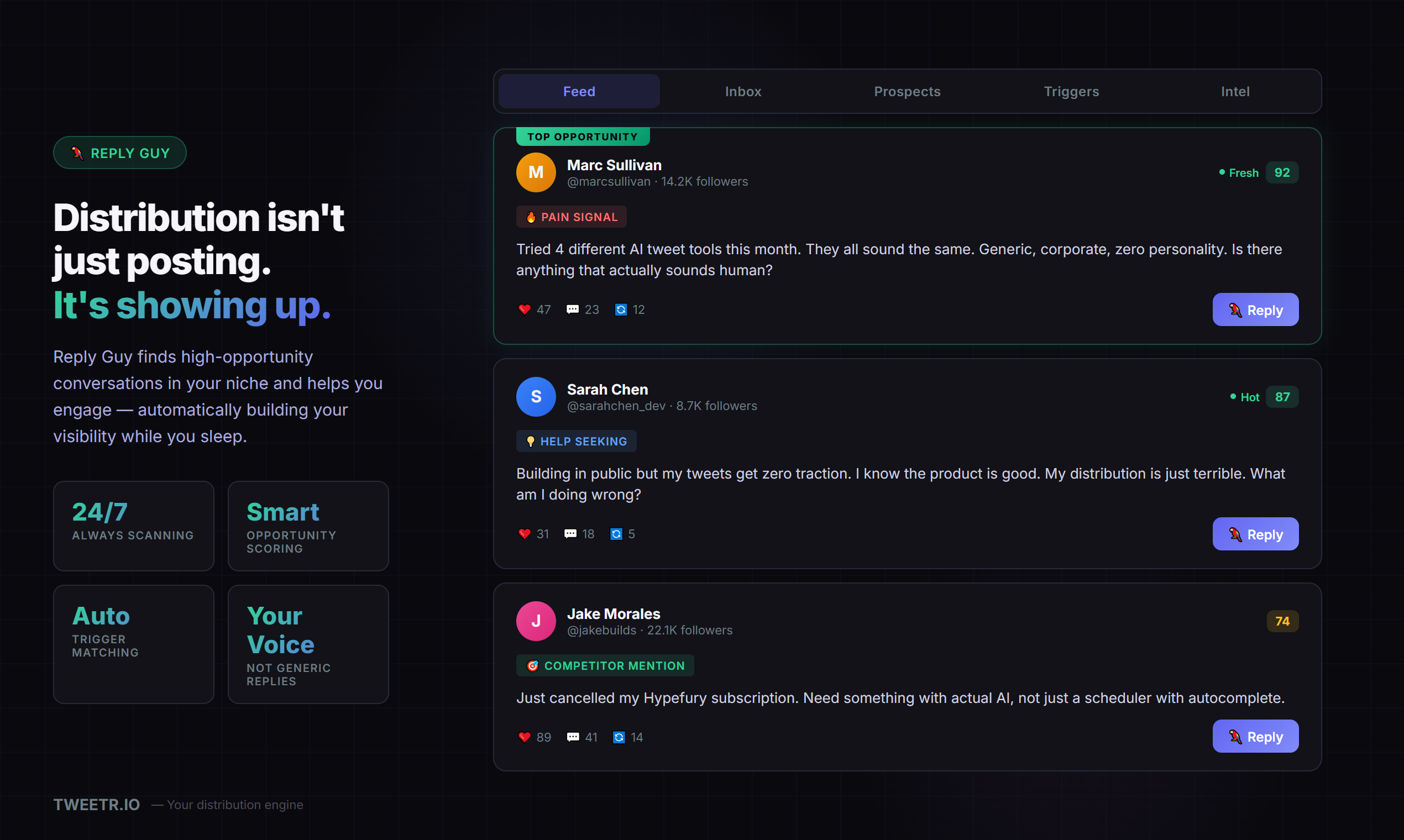 Tweetr - Screenshot 3 showing product features and functionality