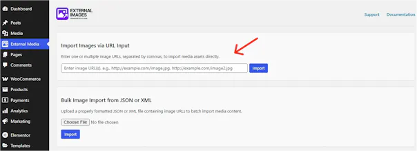External Images WordPress Plugin gallery image